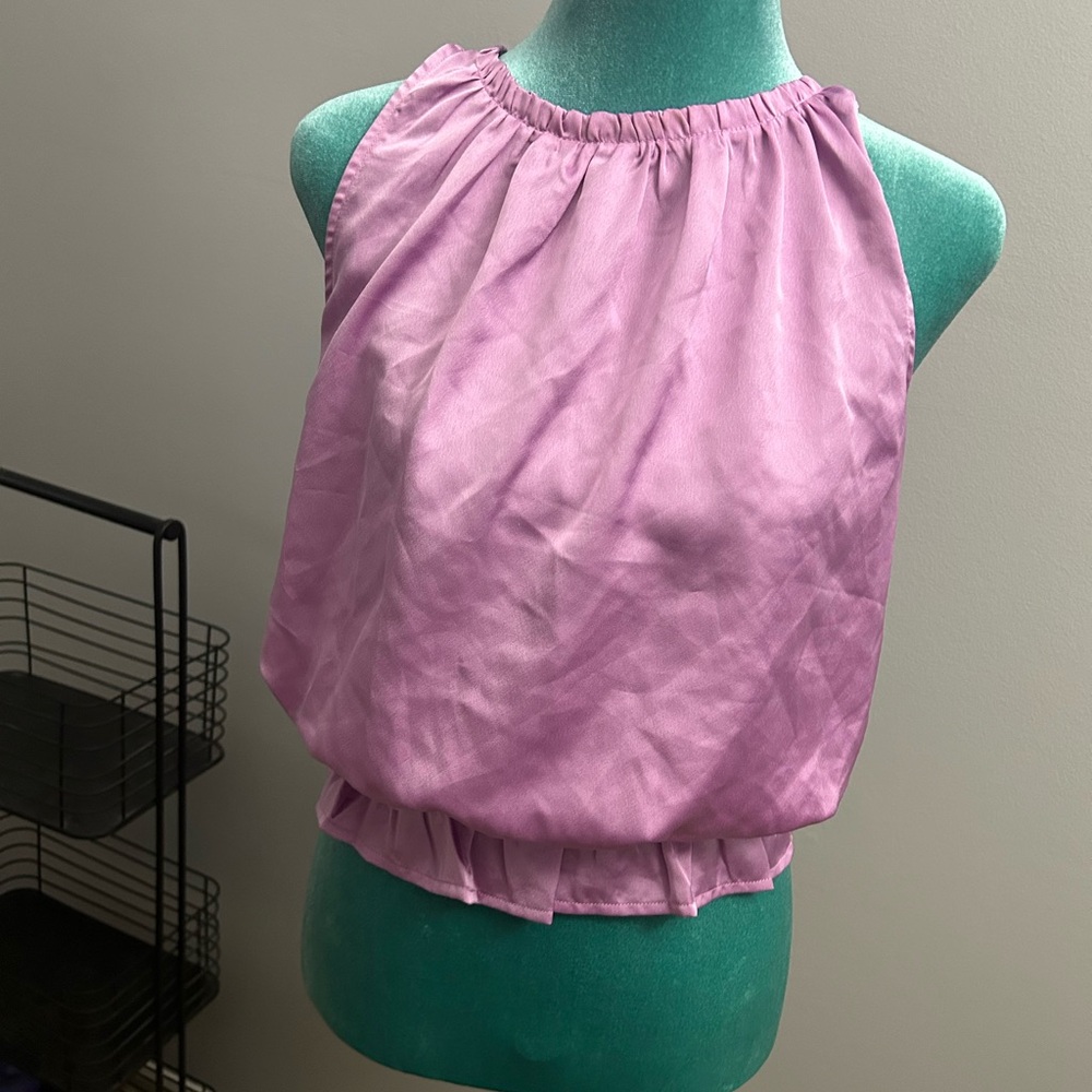 Ann Taylor Xs petite high lilac tank top